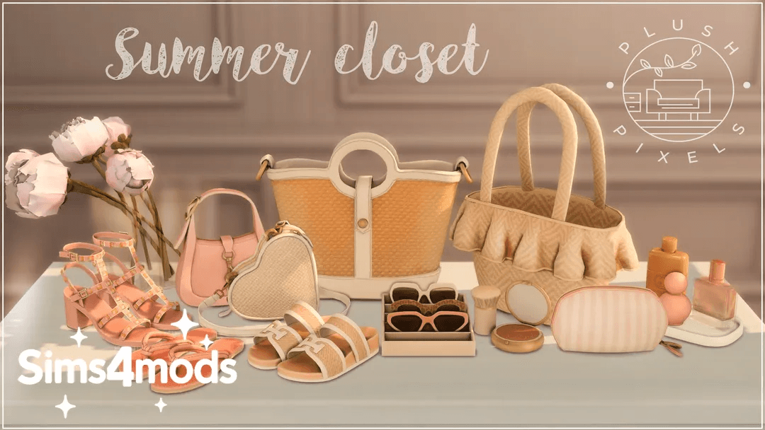 Галерея мода Сет декора для гардеробной Summer Closet #1